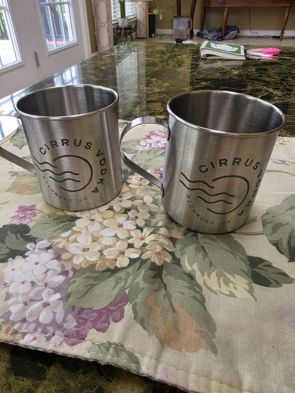 Cirrus Vodka Stainless Steel Mug Richmond VA